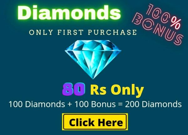 Top Up 100 Diamond + 100 Bonus = 200 💎