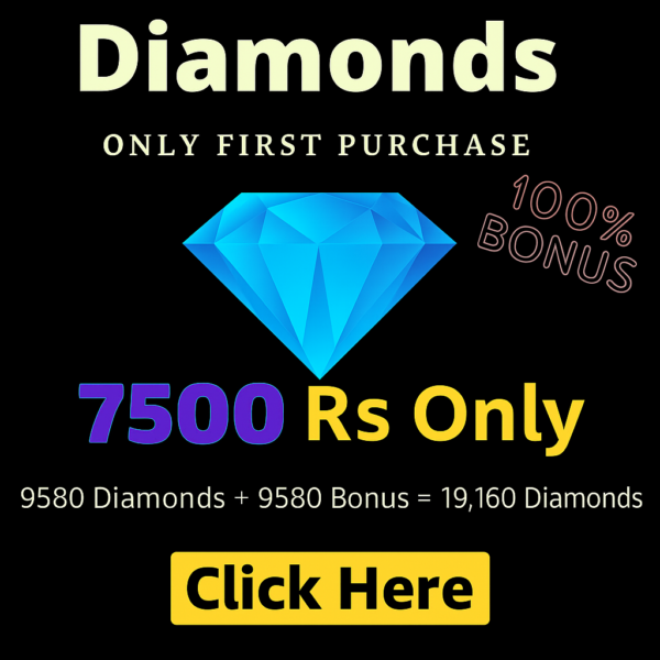 Top Up 9580 Diamond + 9580 Bonus = 19,160 💎