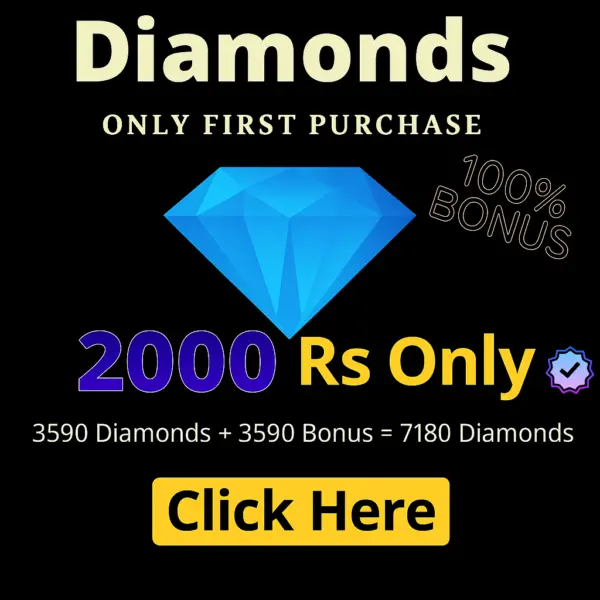 Top Up 3590 Diamond   +  3590 Bonus   =   7180   💎