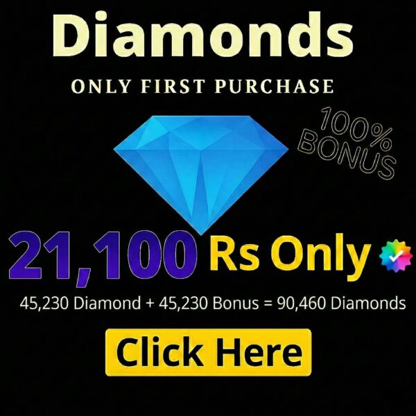 45,230 Diamond + 45,230 Bonus = 90,460 Diamond